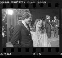 Actors Christopher Reeve and Margot Kidder at movie premiere of "Superman" in Hollywood, Calif., 1978