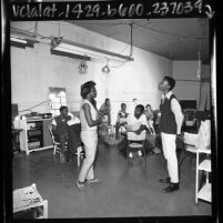 Drama class at Imperial Youth Workshop summer program in South Central Los Angeles, 1967