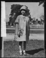 Marion Parker, kidnapped and murdered by William Hickman, Los Angeles, photo circa 1925