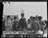 Admiral Louis McNulton at Navy Day, Los Angeles, 1928-1929