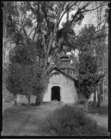 Coach barn, Rancho Santa Anita, Arcadia, 1938