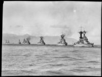 Nayv battleships, San Pedro Bay, 1927