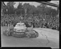 Altadena parade float at the Tournament of Roses Parade, Pasadena, 1939