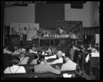 Civilian protection school at Occidental College in Los Angeles, Calif., 1942