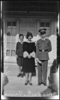 Robert Payne and Carrie L. Payne with Louis R. Payne (copy), Los Angeles, ca. 1934