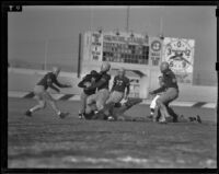 Los Angeles Bulldogs play Hollywood Stars at Gilmore Stadium, Los Angeles, 1938