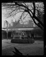 Know Your City No.30 Courtyard of Casa de Adobe at 4603 N Figueroa Street Los Angeles, Calif