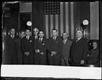 Newly appointed federal attorneys and their fathers, Los Angeles, 1932