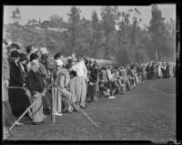 Spectators at the Pasadena Open, between 1929-1938