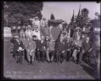 Unveiling of the confederate monument at the Hollywood Forever cemetery, Los Angeles, 1925