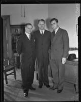 J. F. T. O'Connor, William Stanley, and Peirson M. Hall, 1932