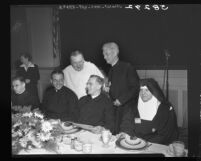 Attendees of the Catholic Theater Conference at Immaculate Heart College in Los Angeles, Calif., 1949