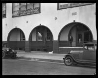 Unidentified men in the Elliott Thomas forgery case, Los Angeles, 1932