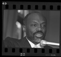 California Assembly Speaker Willie Brown, 1986