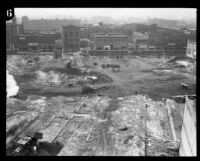 Construction of City Hall, Los Angeles, ca. 1927