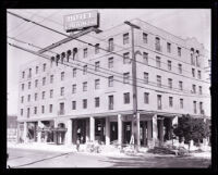 Hotel Carrillo after the earthquake, Santa Barbara, 1925