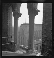 Old Los Angeles Times Building being prepared for demolition, Los Angeles, 1938