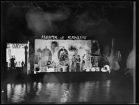 Newport Beach float at the Balboa Tournament of Lights, Balboa peninsula (Newport Beach), 1935