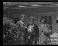 Jane Addams visits Los Angeles, circa 1927