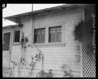 House of W. H. Bowers, intended victim in poison plot case, Los Angeles, 1926