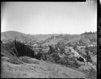 Hillside view of Chavez Ravine