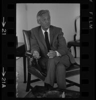 Lew Wasserman being interviewed by Arelo Sederberg. J. 1969