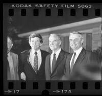 Gary Hart, Walter F. Mondale and George S. McGovern in Los Angeles, Calif., 1984