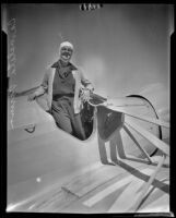 Air pilot Carmelita Parma, Southern California, ca. 1935