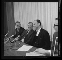 Jesse Dukeminier, UCLA Law professor, at press conference for his proposal to create statute to routinize organ removal from dying patients, 1968