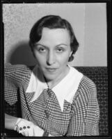 Actress Berta Singerman, 1934