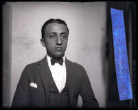 S. Manuel Reachi, Mexican attaché and husband of actress Agnes Ayres, Los Angeles, 1924