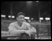 Frank Shellenback at Wrigley Field, Los Angeles, 1936