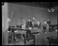 William Edward Hickman receives death sentence, Los Angeles, 1928