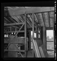 Partially constructed house following a catastrophic flood and mudslide, La Crescenta-Montrose, 1934