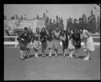 "Sweetheart Contest" contestants at the Southern California Fair, Riverside, 1929