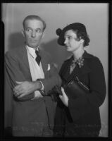 Lorraine Hewitt Walsh waits for a new trial following her conviction of shooting Joseph E. Walsh, Los Angeles, 1935