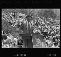 Muhammad Ali speaks at UCLA