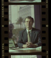 Tom Johnson, publisher of the Los Angeles Times, Los Angeles, 1980-1989