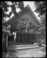 Arbor-fronted chapel at Rancho Camulos Ranch, near Piru