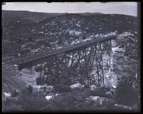 Campo Creek Viaduct of the San Diego and Arizona Railroad line, California (Southern), 1918
