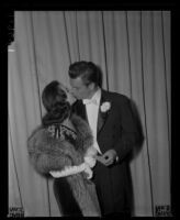 Natalie Wood and Robert Wagner at the 30th Annual Academy Awards, Los Angeles, 1958