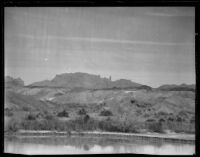 Colorado River near site of Parker Dam, near Parker (Arizona), 1934