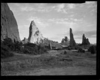 Scenic view of desert rocks, Southern California, 1930s