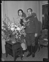 Prince and Princess Kaya of Japan at the Ambassador Hotel, Los Angeles, 1934