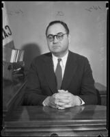 Erwin P. Werner testifies in court, Los Angeles, 1935