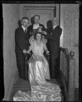 Helen Holman crowned Queen at Festival of Pacific Coast Slavic athletic club, Los Angeles, 1932