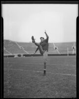 Bobby Wilson post-kick, Columbia, 1935