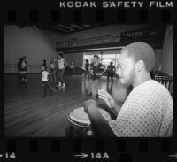 Dance class at the Watts Towers Arts Center, Los Angeles, 1980