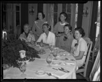 Marlborough School graduates at a luncheon at the Los Angeles Country Club, Los Angeles, 1935