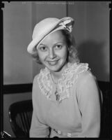 Cecilia Parker, actress, Los Angeles, 1931